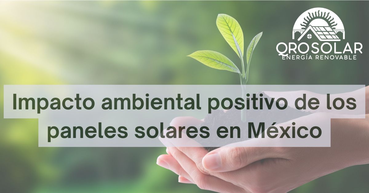 Paneles solares en México reduciendo emisiones de CO2 y generando energía limpia